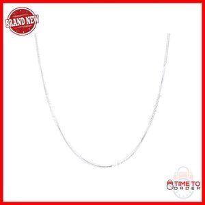 Sterling Silver Snake Chain Necklace 2-5MM Flexible Round Italian Made
